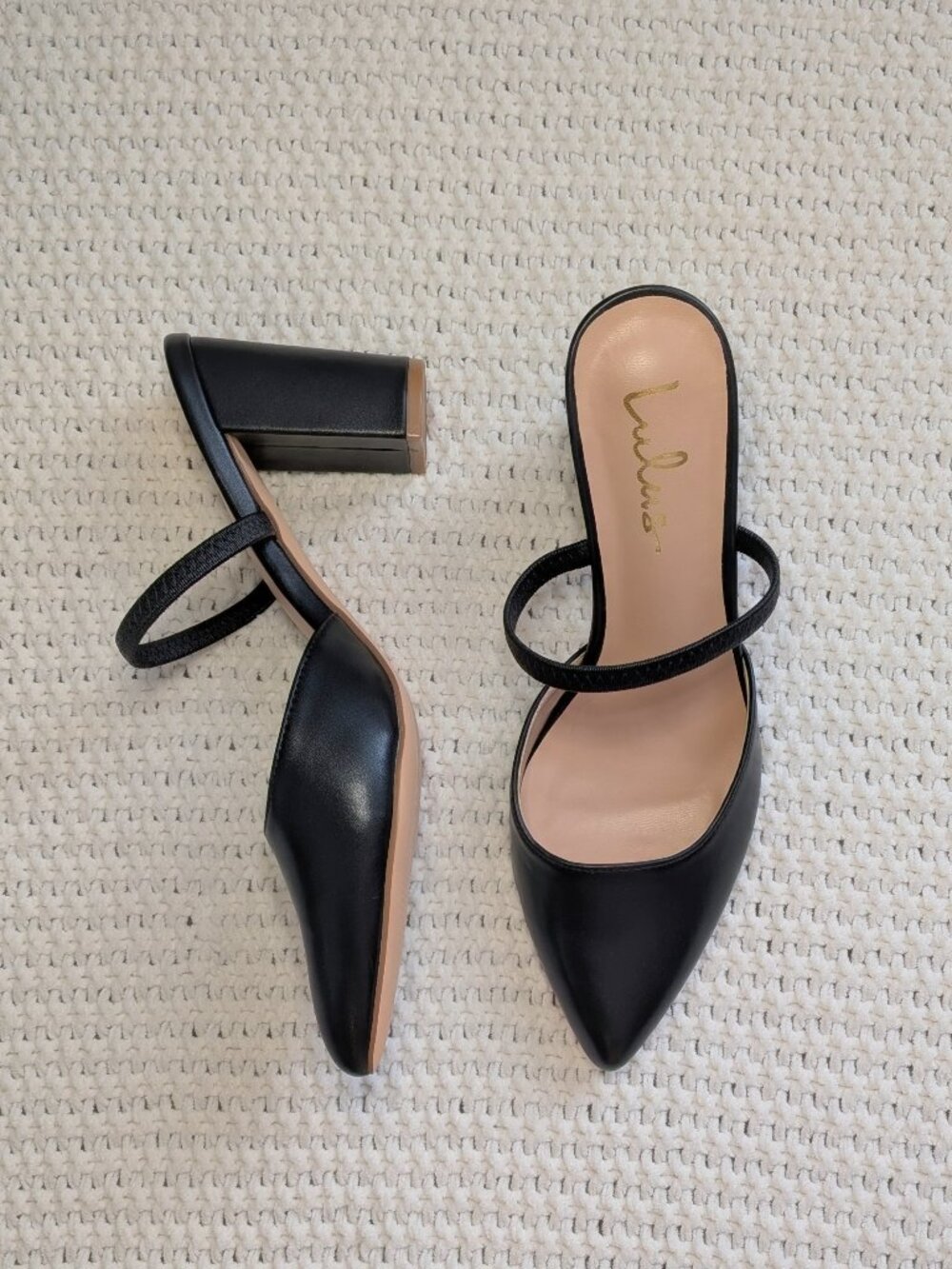 Lulus Maryna Black Pointed-Toe Mules